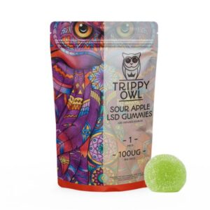 Lsd edible 100ug sour apple trippy owl