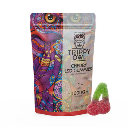 Lsd edible 100ug cherry trippy owl